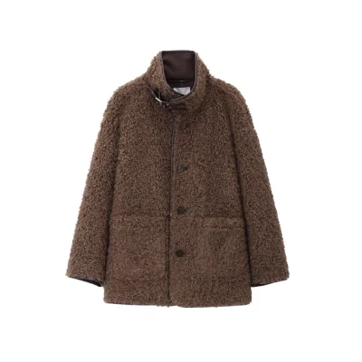 REVAN Coffee Brown Reversible Coat