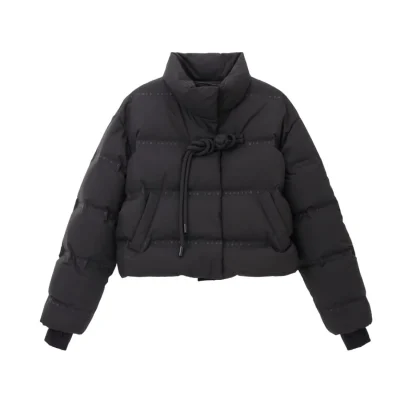 REVAN New Oriental Crop Down Parka Black