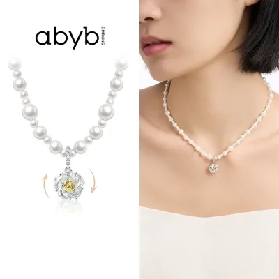 abyb Charming Floral on Perfection Necklace Gold