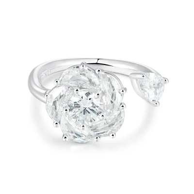 abyb Charming Blossom & Spin Ring White - Image 4