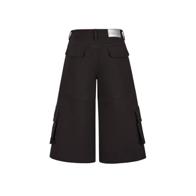 13DE MARZO Doozoo Capri Pants Dark Grey - Image 5