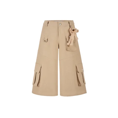13DE MARZO Doozoo Capri Pants Almond