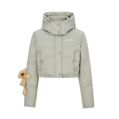 13DE MARZO Doozoo Base Down Jacket Grey