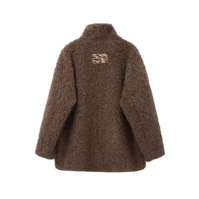 REVAN Coffee Brown Reversible Coat - Image 6