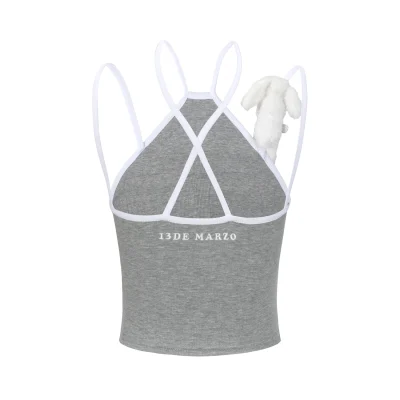 13DE MARZO Magnetic Plush Tank Grey - Image 6