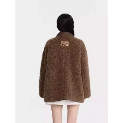 REVAN Coffee Brown Reversible Coat - Image 5