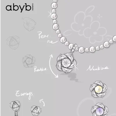 abyb Charming Floral on Perfection Necklace Gold - Image 4