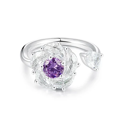 abyb Charming Blossom & Spin Ring Purple - Image 6