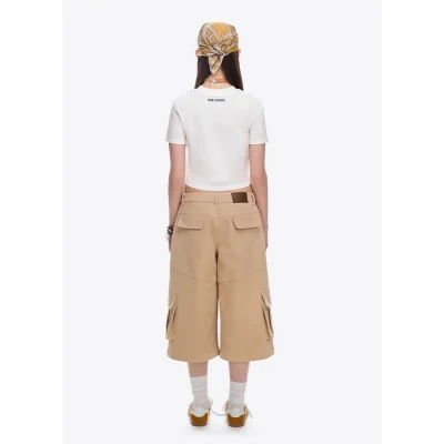 13DE MARZO Doozoo Capri Pants Almond - Image 5