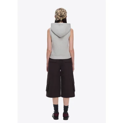13DE MARZO Doozoo Capri Pants Dark Grey - Image 4