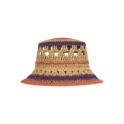 13DE MARZO Crochet Bucket Hat Brown - Image 5