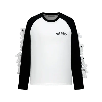 13DE MARZO Doozoo Raglan Sleeve White