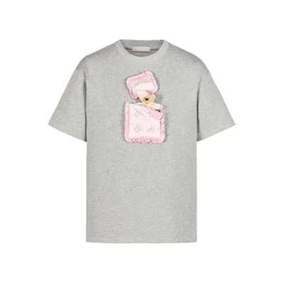 13DE MARZO Sleeping Bear T-Shirt Grey