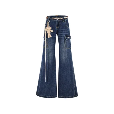13DE MARZO Doozoo Strings Jeans Blue