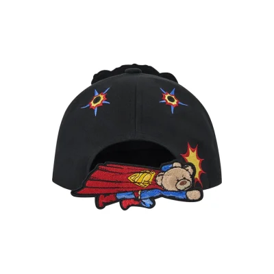 13DE MARZO Superman Bear 3D Cap Black - Image 7