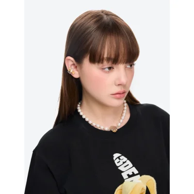 13DE MARZO Bear Hug Heart Ear Cuff Left/Right Side - Image 6