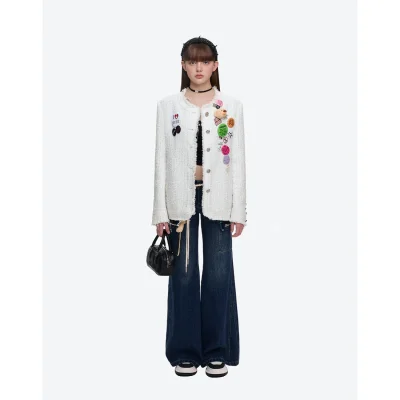 13DE MARZO Doozoo Strings Jeans Blue - Image 3
