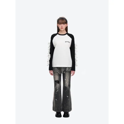 13DE MARZO Doozoo Raglan Sleeve White - Image 3