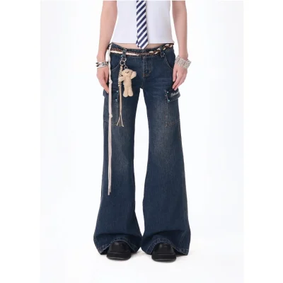 13DE MARZO Doozoo Strings Jeans Blue