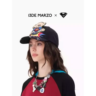 13DE MARZO Superman Bear 3D Cap Black - Image 3