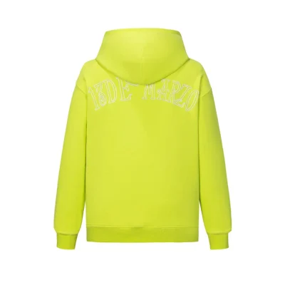 13DE MARZO Doozoo Pocket Bear Hoodie Neon Green - Image 6
