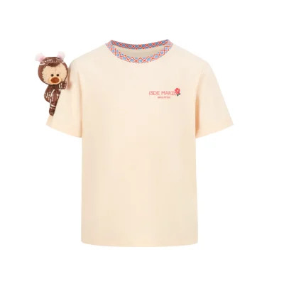13DE MARZO Juvenile Malayan Tapir BabyBear T-shirt Almond
