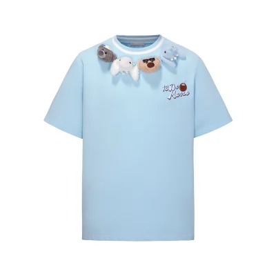 13DE MARZO Holiday Friends T-Shirt Blue