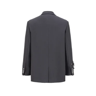 13DE MARZO Chains Multi-Pocket Suit Dark Grey - Image 6
