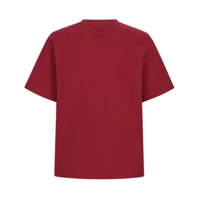 13DE MARZO Superman Bear Illustrated T-shirt Red - Image 6