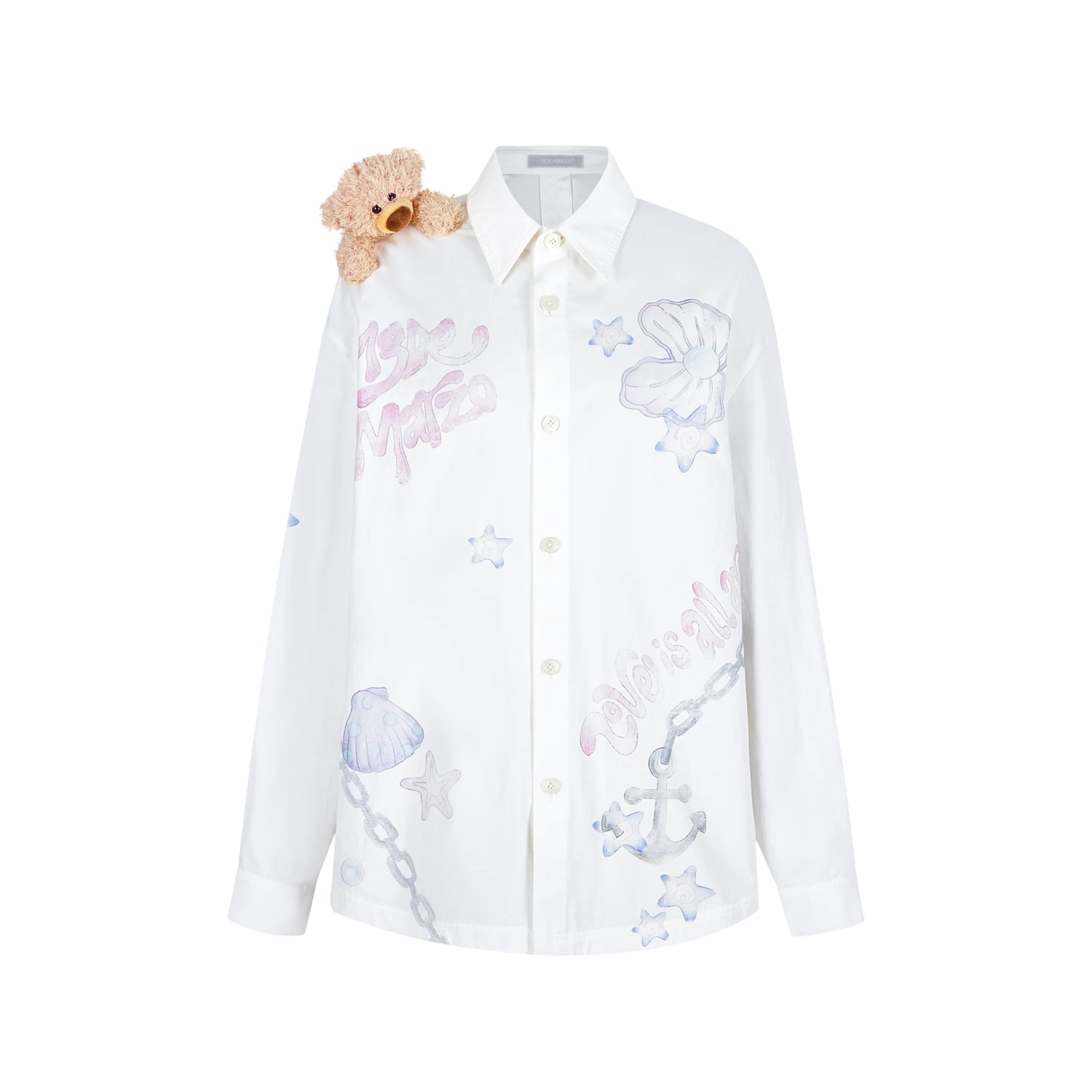 13DE MARZO Under The Sea Shirt White
