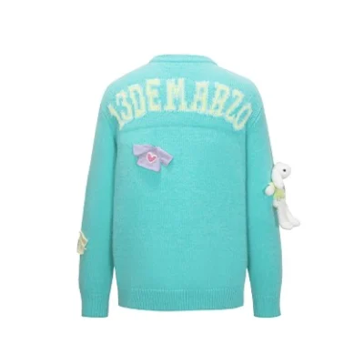 13DE MARZO Wearable Bear Sweater Green - Image 5