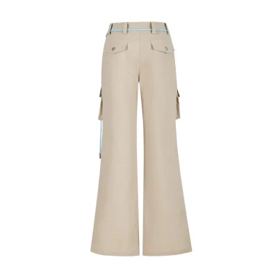 13DE MARZO Maximalist Pendant Cargo Pants Khaki - Image 5