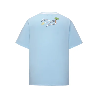 13DE MARZO Holiday Friends T-Shirt Blue - Image 5