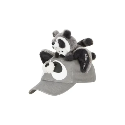 13DE MARZO Raccoon BabyBear Cap Grey - Image 4