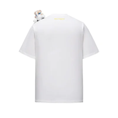 13DE MARZO Pilot Bear World Travel T-shirt White - Image 5