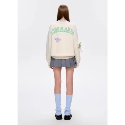 13DE MARZO Wearable Bear Sweater Beige - Image 4