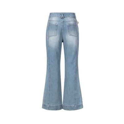 13DE MARZO Doozoo Spray Paint Jeans Blue - Image 5