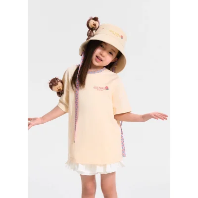 13DE MARZO Juvenile Malayan Tapir BabyBear T-shirt Almond