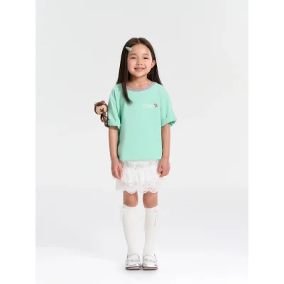 13DE MARZO Juvenile Malayan Tapir BabyBear T-shirt Green - Image 4