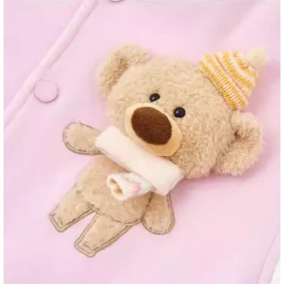 13DE MARZO BabyBear Baseball Jacket Pink - Image 7