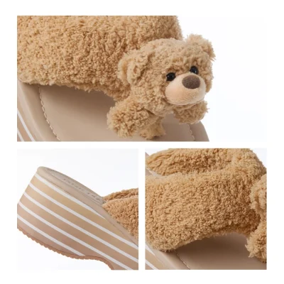 13DE MARZO Doozoo Platform Sandals Almond - Image 7