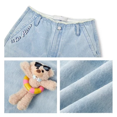 13DE MARZO Holiday Plushies Denim Jeans Blue - Image 8