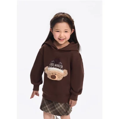13DE MARZO BabyBear Hat Hoodie Brown - Image 4