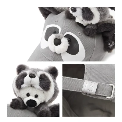 13DE MARZO Raccoon BabyBear Cap Grey - Image 7