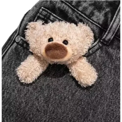 13DE MARZO Doozoo Spray Paint Jeans Black - Image 6