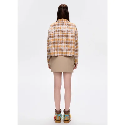 13DE MARZO Maximalist Pendant Suede Martin Boots Khaki - Image 4