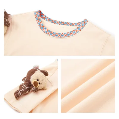 13DE MARZO Juvenile Malayan Tapir BabyBear T-shirt Almond - Image 7