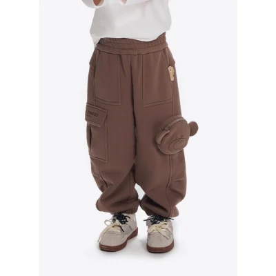 13DE MARZO BabyBear Cargo Pants Brown