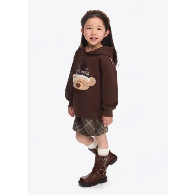 13DE MARZO BabyBear Hat Hoodie Brown - Image 3