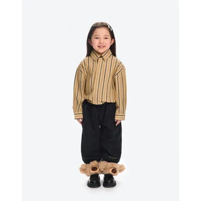 13DE MARZO BabyBear Cuffed Jeans Black